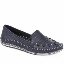 Pavers Leather Slip-On Pumps - GOKH29000 / 316 901 Shoes