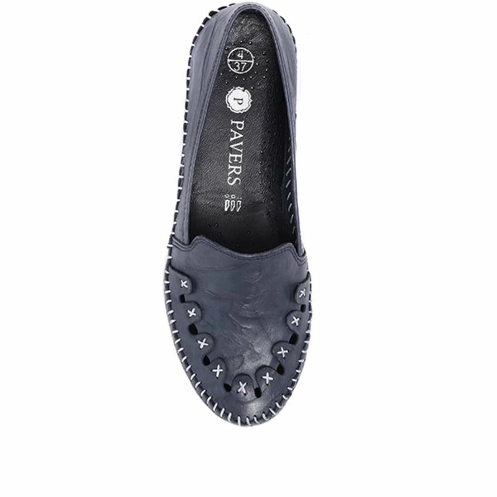 Pavers Leather Slip-On Pumps - GOKH29000 / 316 901 Shoes 12 Pavers Leather Slip-On Pumps - GOKH29000 / 316 901 Shoes