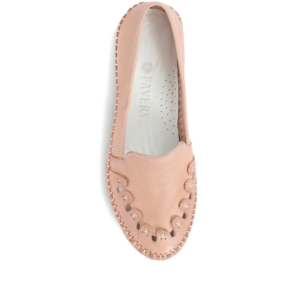 Pavers Leather Slip-On Pumps - GOKH29000 / 316 901 Shoes 24 Pavers Leather Slip-On Pumps - GOKH29000 / 316 901 Shoes