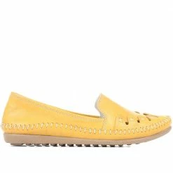 Pavers Leather Slip-On Pumps - GOKH29000 / 316 901 Shoes 59 Pavers Leather Slip-On Pumps - GOKH29000 / 316 901 Shoes