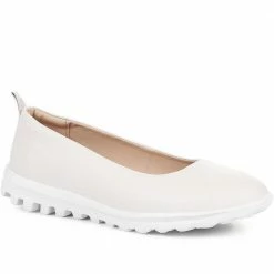 Relife By Pavers Slip-On Leather Pumps - BRK35033 / 321 418