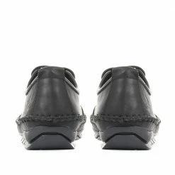 Pavers Wide Fit Leather Lace-Up Sneakers / 317 969