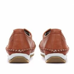 Pavers Wide Fit Leather Lace-Up Sneakers / 317 969