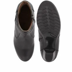 Bellissimo Faux Button Ankle Boot - BELAS28002 / 313 425 Boots