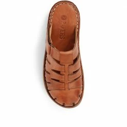 Pavers Touch-Fastening Leather Clog - CAY31005 / 317 820 Sandals