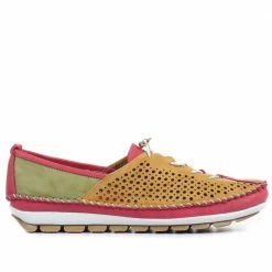 Pavers Wide Fit Casual Leather Pump - SIMIN31007 / 318 339 Flat