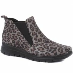 Fly Flot Leopard Print Chelsea Boots - FLY30000 / 315 741 / 315 741