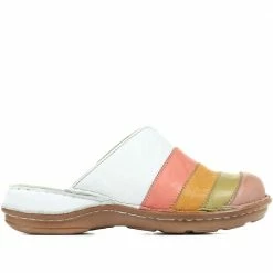 Pavers Leather Slip-On Clogs - CAY35017 / 322 038 Shoes