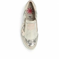 Relife By Pavers Sneakers Slip-On Metallic Floral Sneaker / 317 446