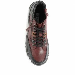 Pavers Lace-Up Ankle Boot - WBINS34023 / 320 612 Boots