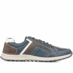 Pavers Men's Lace Up Navy Sneakers - CHANG34001 / 321 142 / 321 142 18 Pavers Men's Lace Up Navy Sneakers - CHANG34001 / 321 142 / 321 142