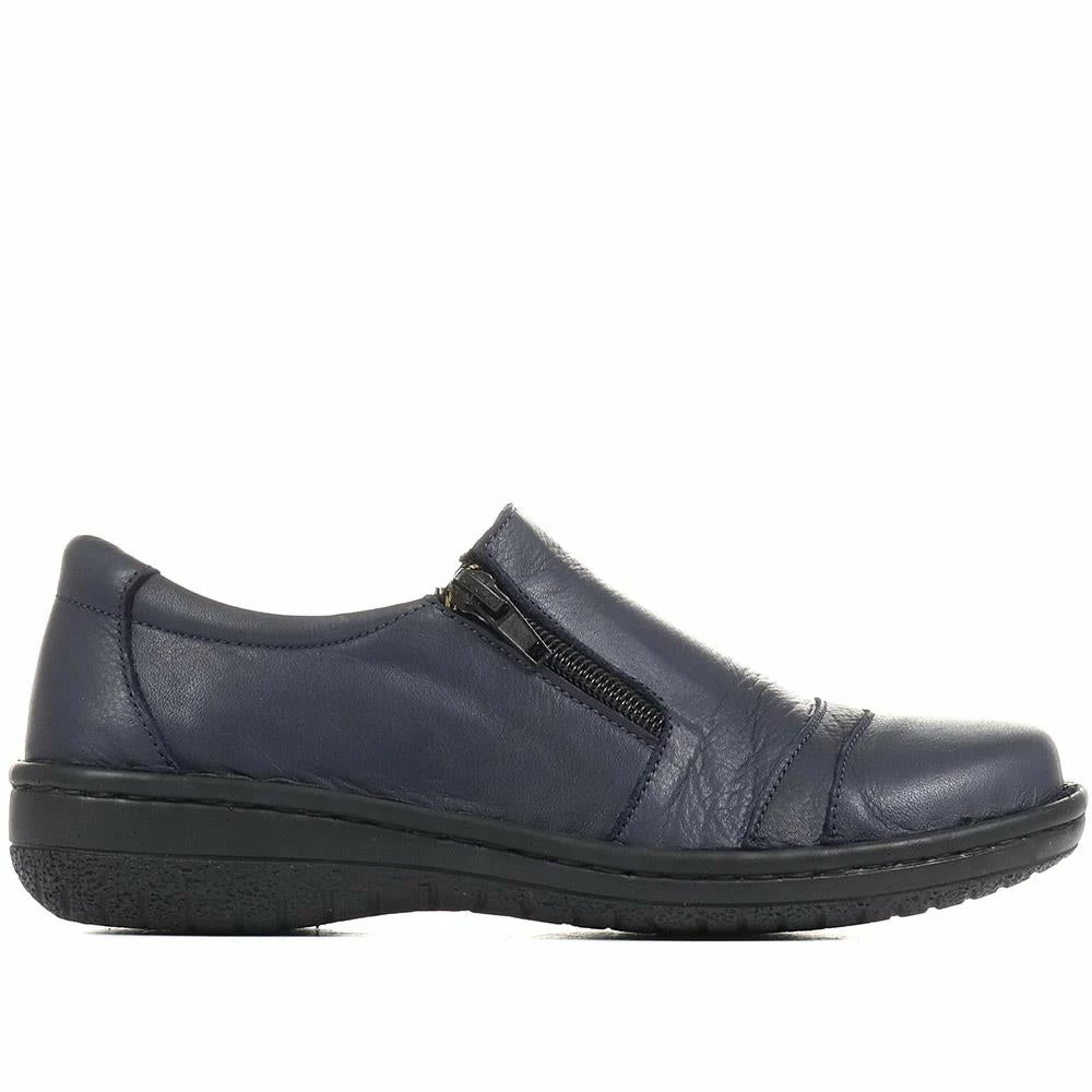 Pavers Wide-Fit Leather Slip-On Shoes - DRTMA35013 / 322 103 7 Pavers Wide-Fit Leather Slip-On Shoes - DRTMA35013 / 322 103