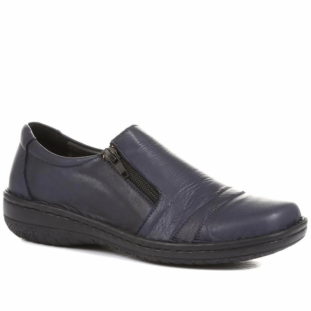 Pavers Wide-Fit Leather Slip-On Shoes - DRTMA35013 / 322 103 6 Pavers Wide-Fit Leather Slip-On Shoes - DRTMA35013 / 322 103