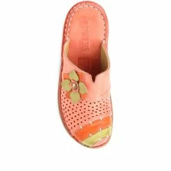 Pavers Shoes Leather Mule Slip-On Clogs - CAY35015 / 322 037