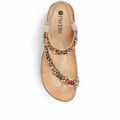 Pavers Embellished Toe-Post Sandal - BAIZH31045 / 317 934 Sandals