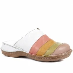 Pavers Leather Slip-On Clogs - CAY35017 / 322 038 Shoes