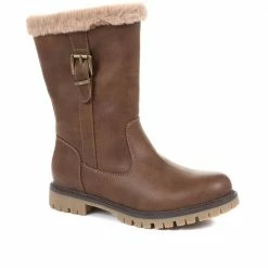 Pavers Faux Fur Topped Boots - WBINS34099 / 320 654