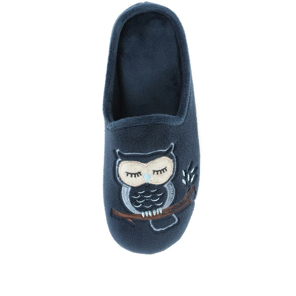 Pavers Slippers Owl Applique Slipper Mules - RELAX32005 / 319 181 22 Pavers Slippers Owl Applique Slipper Mules - RELAX32005 / 319 181