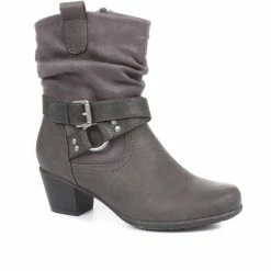 Pavers Slouch Western Ankle Boots - WBINS34051 / 320 454