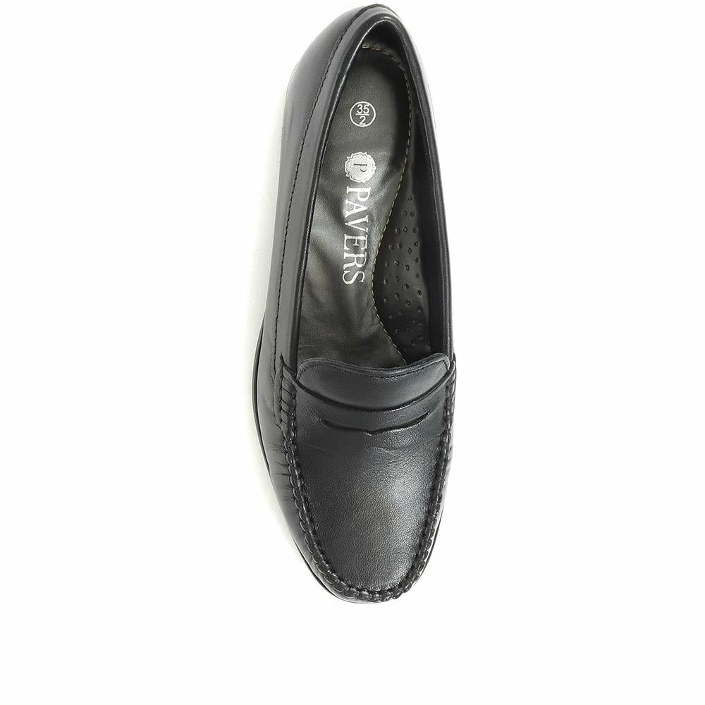 Pavers Leather Penny Loafer - NAP34005 / 320 978 Shoes 9 Pavers Leather Penny Loafer - NAP34005 / 320 978 Shoes