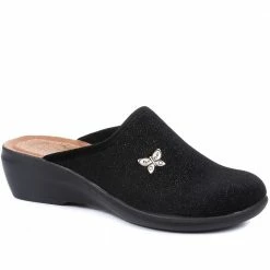 Fly Flot Wide Fit Mule Slipper - FLY34045 / 320 222 43 Fly Flot Wide Fit Mule Slipper - FLY34045 / 320 222