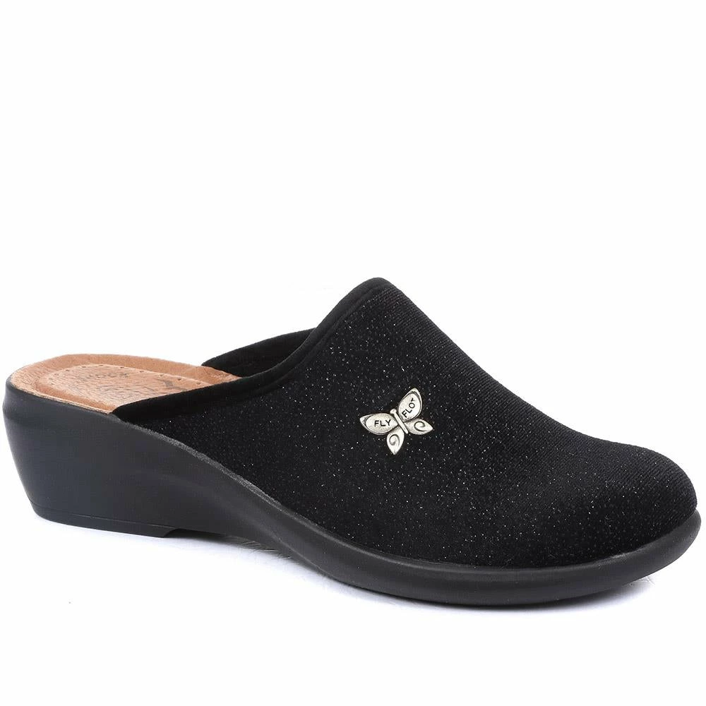 Fly Flot Wide Fit Mule Slipper - FLY34045 / 320 222 20 Fly Flot Wide Fit Mule Slipper - FLY34045 / 320 222