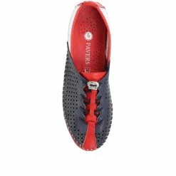 Pavers Wide Fit Casual Leather Pump - SIMIN31007 / 318 339 Flat