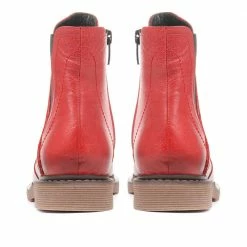 Bellissimo Ladies Green Leather Chelsea Boots - BELYNR32003 / 319 175 / 319 175