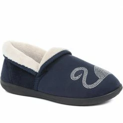 Pavers Wide Fit Women's Novelty Cat Slippers - QING32007 / 319 026