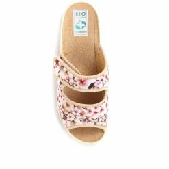 Pavers Ladies Adjustable Mule Slippers - ADA33003 / 319 754 Wide Fit