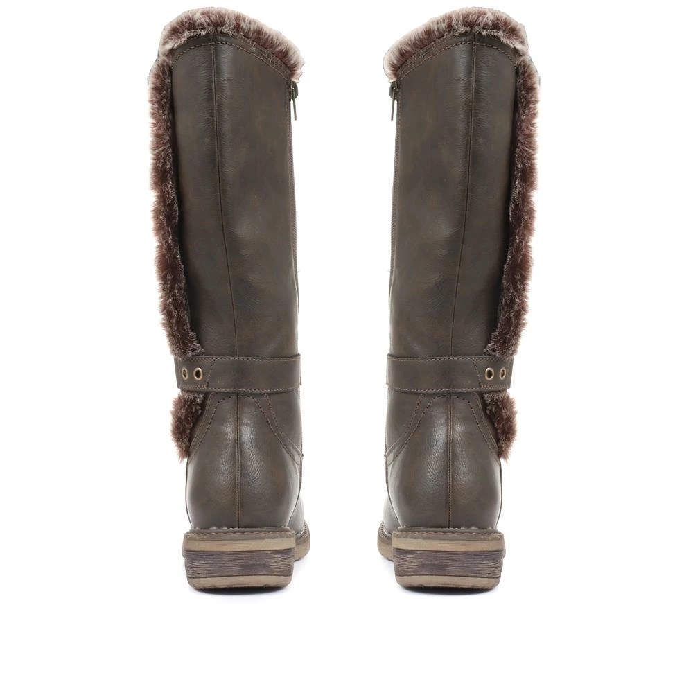 Pavers Faux Fur Lined Knee High Boots - WBINS34033 / 320 618 / 320 618 14 Pavers Faux Fur Lined Knee High Boots - WBINS34033 / 320 618 / 320 618