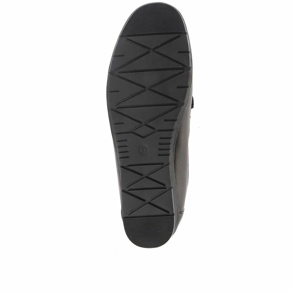 Pavers Shoes Wide Fit Classic Leather Moccasin - NAP28004 / 313 005 58 Pavers Shoes Wide Fit Classic Leather Moccasin - NAP28004 / 313 005