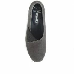 Fly Flot Shoes Suede Elasticated Pumps - FLY34017 / 320 215