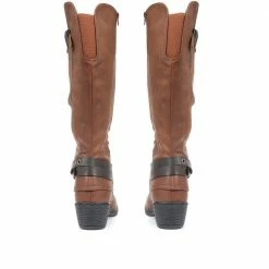 Pavers Slouch Boots With Extra Wide Calf - WBINS34187 / 320 780