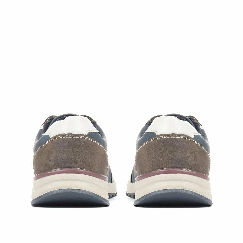 Pavers Men's Lace Up Navy Sneakers - CHANG34001 / 321 142 / 321 142 9 Pavers Men's Lace Up Navy Sneakers - CHANG34001 / 321 142 / 321 142