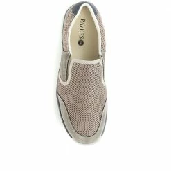 Pavers Wide Fit Lightweight Slip-On Trainers - WBINS35005 / 321 260
