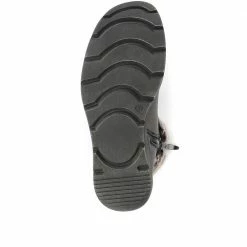 Pavers Faux Fur Trimmed Ankle Boots - WOIL34029 / 320 793