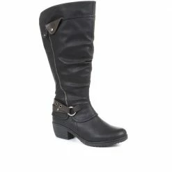 Pavers Slouch Boots With Extra Wide Calf - WBINS34187 / 320 780
