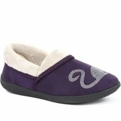 Pavers Wide Fit Women's Novelty Cat Slippers - QING32007 / 319 026