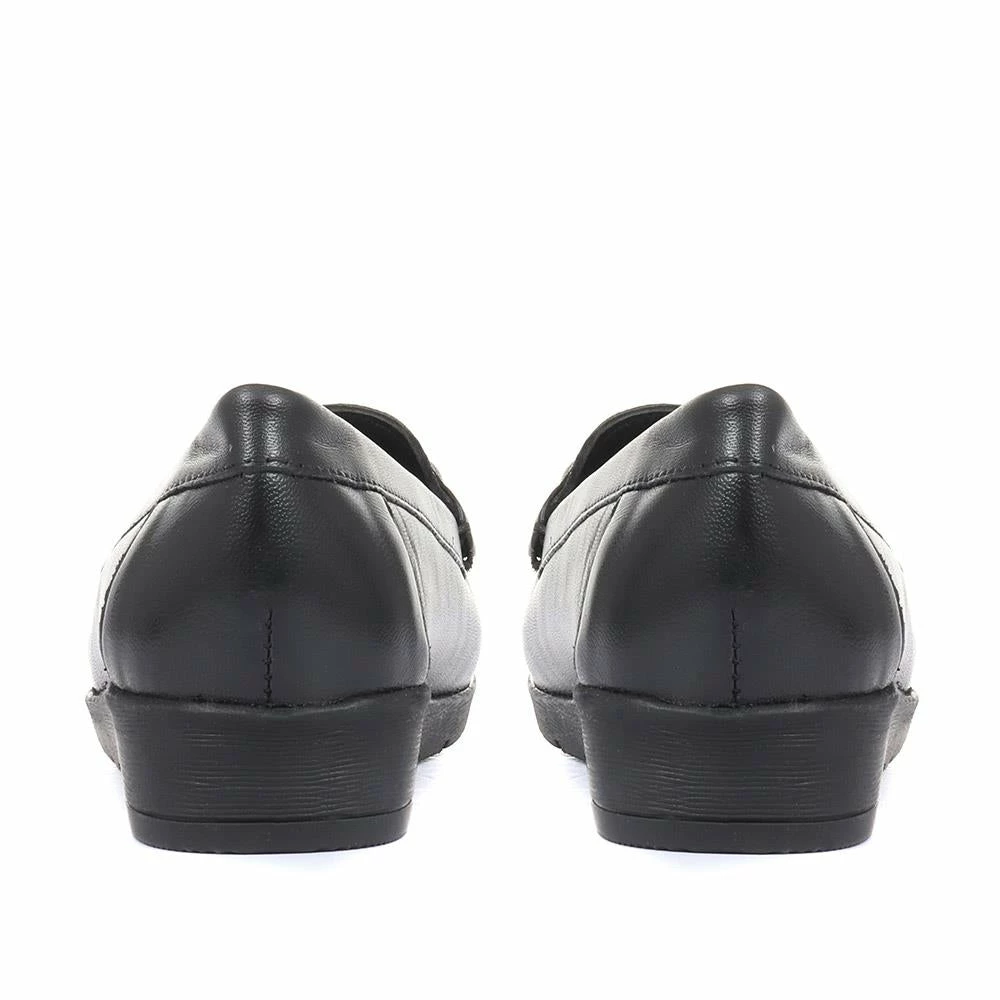 Pavers Shoes Wide Fit Classic Leather Moccasin - NAP28004 / 313 005 52 Pavers Shoes Wide Fit Classic Leather Moccasin - NAP28004 / 313 005