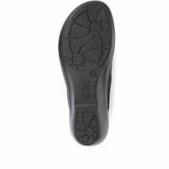 Fly Flot Wide Fit Mule Slipper - FLY34045 / 320 222 46 Fly Flot Wide Fit Mule Slipper - FLY34045 / 320 222