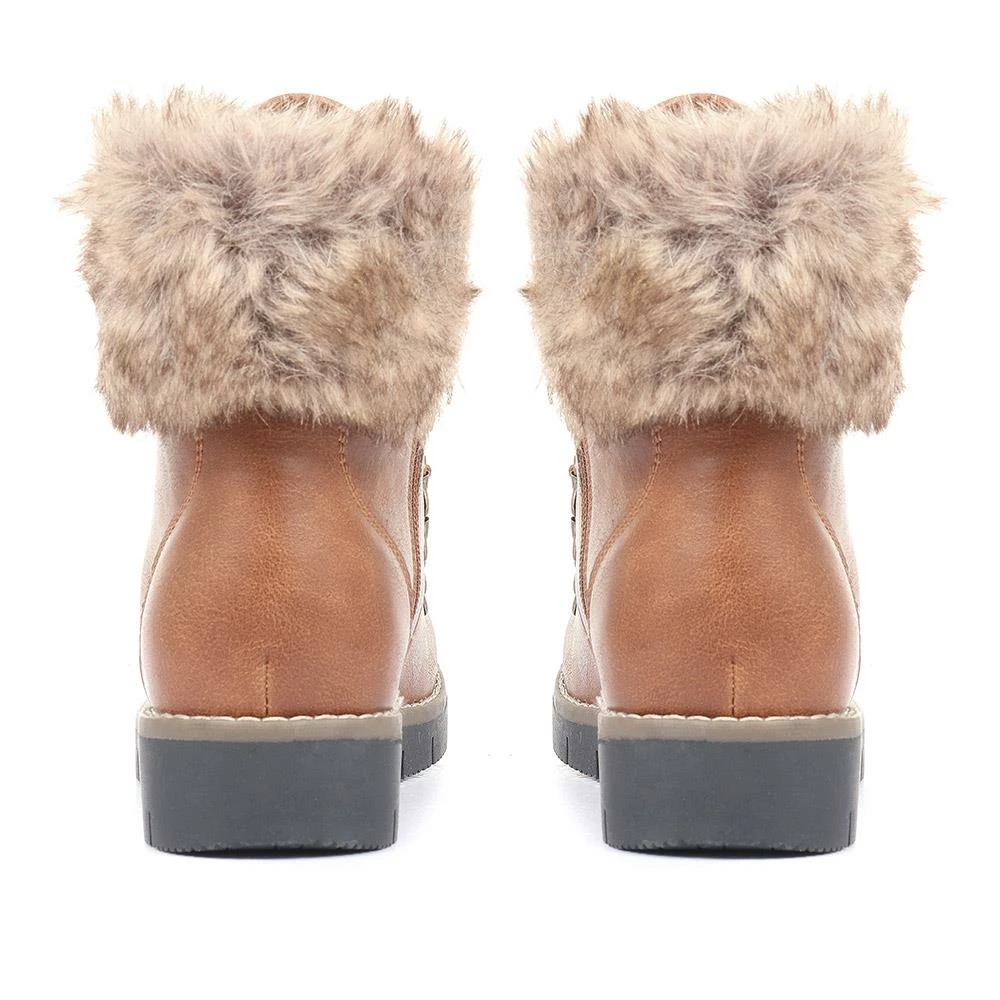 Pavers Faux Fur Hiker Boots - WBINS32045 / 318 975 17 Pavers Faux Fur Hiker Boots - WBINS32045 / 318 975