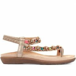 Pavers Embellished Toe-Post Sandal - BAIZH31045 / 317 934 Sandals