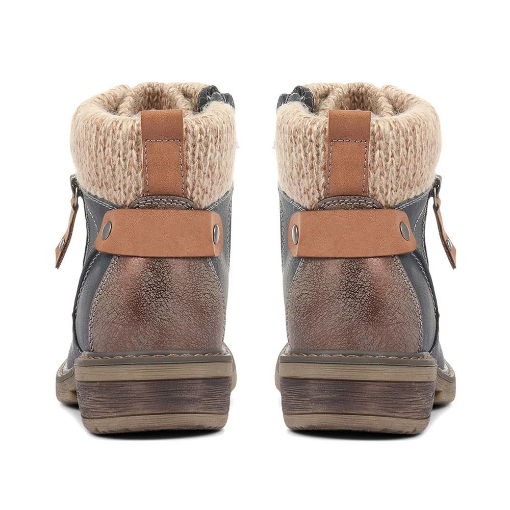 Pavers Knitted Cuff Ankle Boots - WBINS34123 / 320 510 16 Pavers Knitted Cuff Ankle Boots - WBINS34123 / 320 510