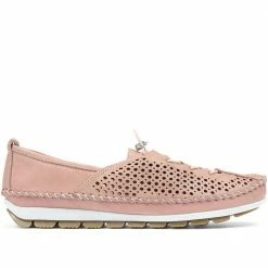 Pavers Wide Fit Casual Leather Pump - SIMIN31007 / 318 339 Flat