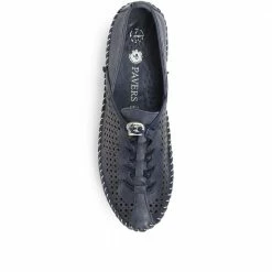 Pavers Wide Fit Casual Leather Pump - SIMIN31007 / 318 339 Flat