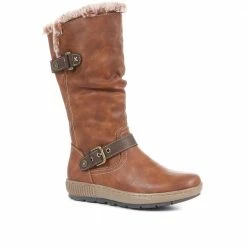 Pavers Boots Ruched Calf Boot - WBINS34195 / 321 036