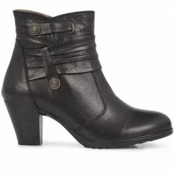 Bellissimo Faux Button Ankle Boot - BELAS28002 / 313 425 Boots
