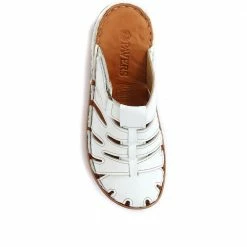 Pavers Touch-Fastening Leather Clog - CAY31005 / 317 820 Sandals