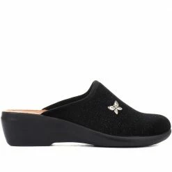 Fly Flot Wide Fit Mule Slipper - FLY34045 / 320 222 44 Fly Flot Wide Fit Mule Slipper - FLY34045 / 320 222